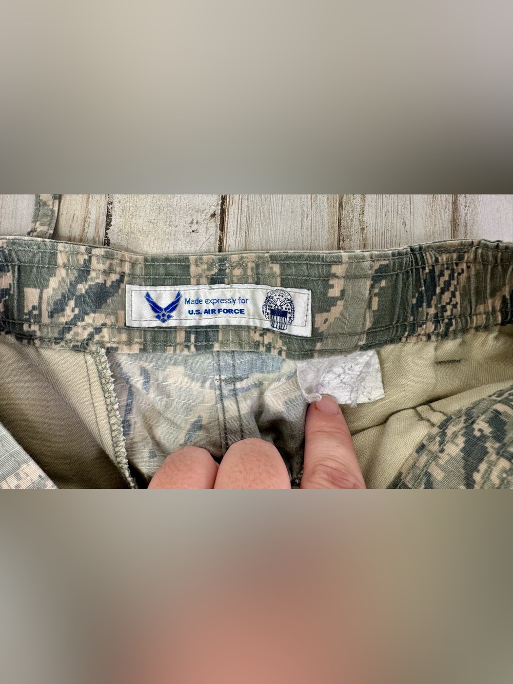 US Air Force Pant Mens 32x29 Camo Cargo Military Uniform Combat - Picture 4 of 12